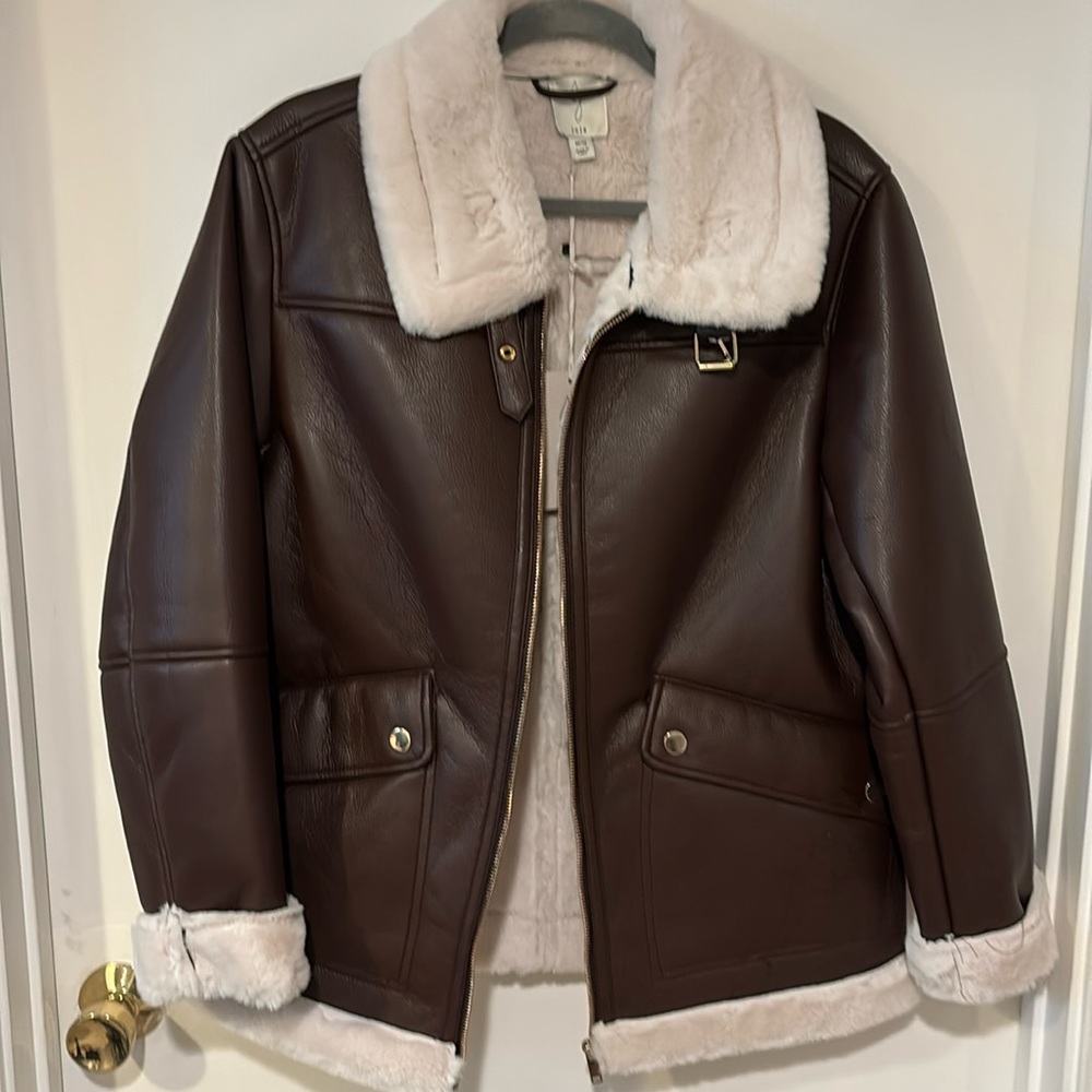 Joie Brown leather jacket